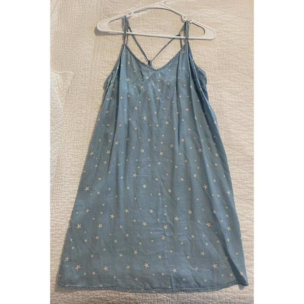 Fabrik Blue Dress with White Stars